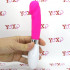 Massaggiatore/vibratore in silicone rosa 20,8 x 3,5 cm. - 2