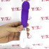 Massaggiatore/vibratore in silicone viola 20,8 x 3,5 cm. - 0