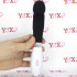 Massaggiatore/vibratore in silicone nero 20,8 x 3,5 cm. - 3