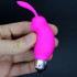 Mini vibratore stimola clitoride in silicone fucsia 7 x 3 cm. - 2