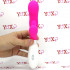 Vibratore rabbit in silicone rosa con lingue lecca clitoride 21 x 3,4 cm. - 3