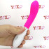 Vibratore in silicone rosa 21 x 3,4 cm. - 1