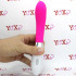 Vibratore in silicone rosa 21 x 3,4 cm. - 3