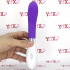 Vibratore in silicone viola 21 x 3,4 cm. - 3