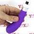 Vibratore in silicone viola 21 x 3,4 cm. - 4