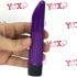 Nyly - Mini vibratore classico viola 13,5 x 2,5 cm. - 2