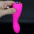 Douby - Vibratore in silicone fucsia 16,5 x 4,5 cm. - 3