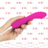 Sweety - Vibratore G-Spot in Silicone Morbido e Flessibile 19,5 x 3,5 cm. Ricaricabile con USB Fucsia - 7