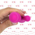 Candy - Vibratore Rabbit in Silicone Morbido e Flessibile 18,5 x 3 cm. Ricaricabile con USB Fucsia - 6