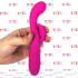 Cakey - Vibratore Rabbit in Silicone Morbido e Flessibile 19 x 3 cm. Ricaricabile con USB Fucsia - 7