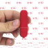 Mini Vibratore Bullet 5,5 x 1,8 cm. Rosso - 1