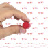 Mini Vibratore Bullet 5,5 x 1,8 cm. Rosso - 2