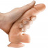 Zane - Fallo Realistico con Testicoli 17 x 3,8 cm. color Carne - 2