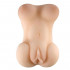 Drew - Mini Busto Masturbatore Morbido e Flessibile Color Carne - 2