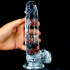 Fallo Realistico in Jelly Morbido e Flessibile con Testicoli 20 x 4,3 cm. Trasparente - 0