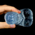Fallo Realistico in Jelly Morbido e Flessibile con Testicoli 20 x 4,3 cm. Trasparente - 5