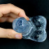 Fallo Realistico in Jelly Morbido e Flessibile con Testicoli 16 x 3,5 cm. Trasparente - 5