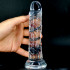 Fallo Realistico in Jelly Morbido e Flessibile 18 x 3,8 cm. Trasparente - 0