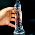 Fallo Realistico in Jelly Morbido e Flessibile 18 x 3,8 cm. Trasparente - 2