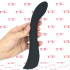 Lexire - Vibratore Punto G Vibra e Sgrilletta 23 x 4,1 cm. in Silicone Nero Ricaricabile - 4