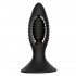 Lancer - Cuneo Anale con Effetto Amplificazione di Vibrazione 12 x 3,5 cm. in Silicone con Telecomando Wireless Ricaricabile - 1