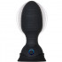 Cuneo anale gonfiabile vibrante con rilievi e telecomando wireless 11,7 x 4 - 5,1 cm. - 0