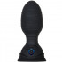 Cuneo anale gonfiabile vibrante con rilievi e telecomando wireless 11,7 x 4 - 5,1 cm. - 1