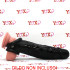 Guaina per pene nera con cock sling 21,5 x 4,2 cm. - 0