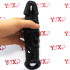 Guaina per pene nera con cock sling 21,5 x 4,2 cm. - 5