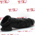 Guaina per pene nera con cock sling 21,5 x 4,2 cm. - 2