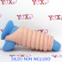 Guaina per pene e testicoli con protuberanze circolari color carne 11 x 5,7 cm. - 2