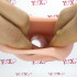 Guaina per pene e testicoli con protuberanze circolari color carne 11 x 5,7 cm. - 6