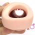 Guaina per pene e testicoli con protuberanze circolari color carne 11 x 5,7 cm. - 7
