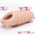 Guaina per pene e testicoli con protuberanze circolari color carne 11 x 5,7 cm. - 8