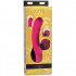 Vibratore Rabbit in Silicone Fucsia con Lingue Lecca Clitoride 20 x 3 cm. - 3