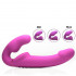 Strapless Strapon Vibrante Senza Lacci con Fallo interno Gonfiabile telecomandato Evoke di Strap U - 0