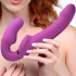 Strapless Strapon Vibrante Senza Lacci con Fallo interno Gonfiabile telecomandato Evoke di Strap U - 2