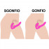Strapless Strapon Vibrante Senza Lacci con Fallo interno Gonfiabile telecomandato Evoke di Strap U - 1