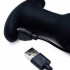 Cuneo anale in silicone nero rotante su testa e gambo a doppio bulbo con telecomando wireless 13,7 x 4 cm. - 2