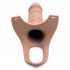 Fallo Cavo da Uomo con Imbracatura ed Aggancio per Testicoli 15 x 4 cm - 3