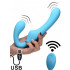 Fallo Indossabile Vibrante Senza Lacci Kenis con Telecomando USB Ricaricabile  - 5