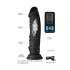 Dildo Vibrante con Elettrostimolazione e Ventosa 15 x 4 cm - 0