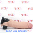 Guaina fallica Performance color carne con anello per testicoli 19 x 5 cm. - 0