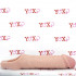 Guaina fallica Performance color carne con anello per testicoli 19 x 5 cm. - 1