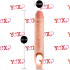 Guaina fallica Performance color carne con anello per testicoli 19 x 5 cm. - 8