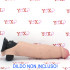 Guaina fallica Performance color carne con anello per testicoli 22,5 x 5 cm. - 0