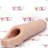 Guaina fallica Performance color carne con anello per testicoli 22,5 x 5 cm. - 2
