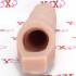 Guaina fallica Performance color carne con anello per testicoli 22,5 x 5 cm. - 3