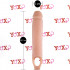 Guaina fallica Performance color carne con anello per testicoli 22,5 x 5 cm. - 7