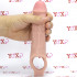Guaina fallica Performance color carne con anello per testicoli 15,2 x 5 cm. - 6